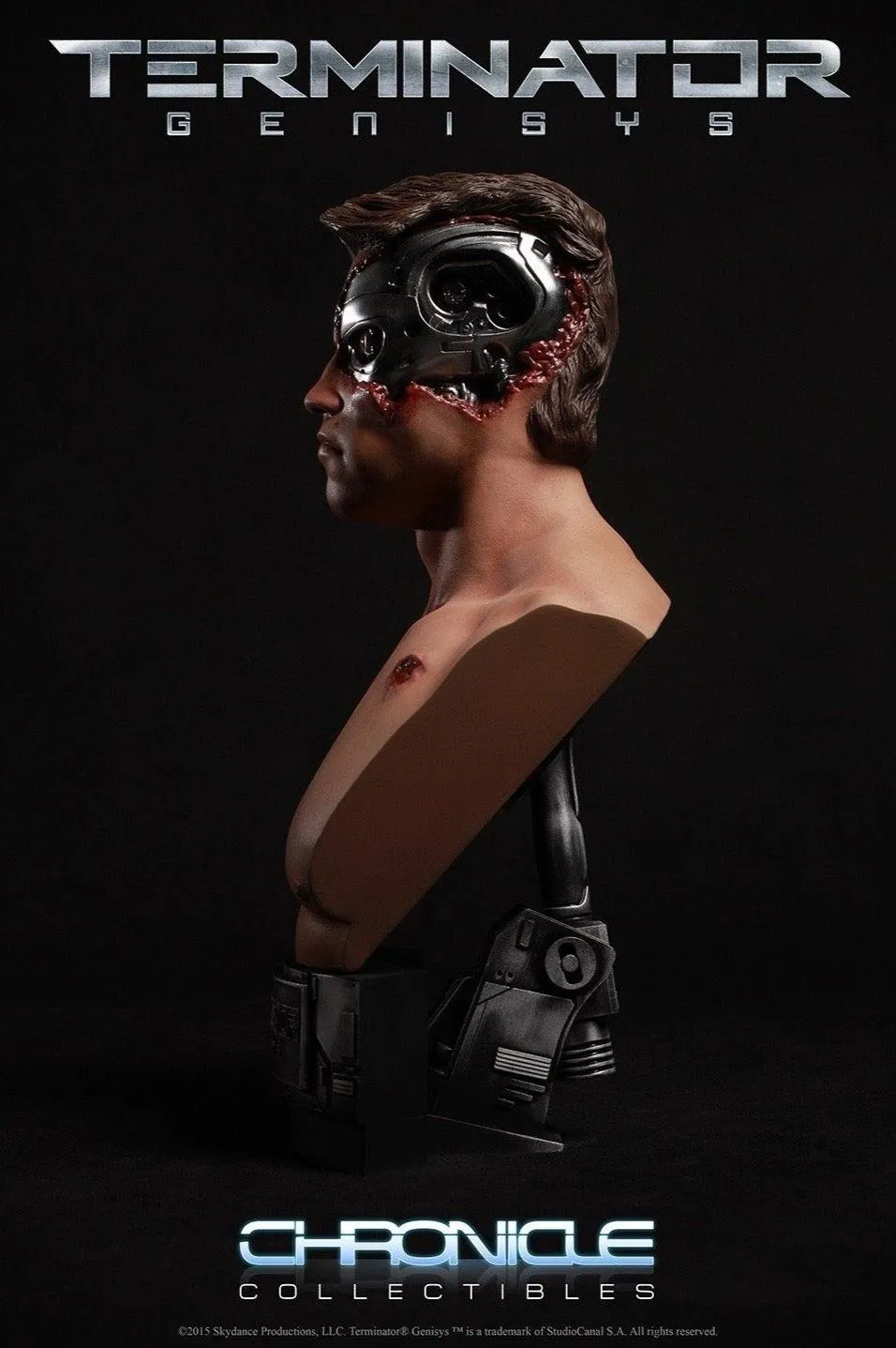 1984 TERMINATOR GENISYS Battle Damaged 1:2 SCALE BUST by Chronicle Collectibles