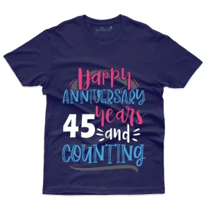 45 Years And Counting T-Shirt - 45th Anniversary Collection