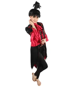 Adult Women’s Exquisite Vampire Costume with Attached Collar | Multiple Size Options