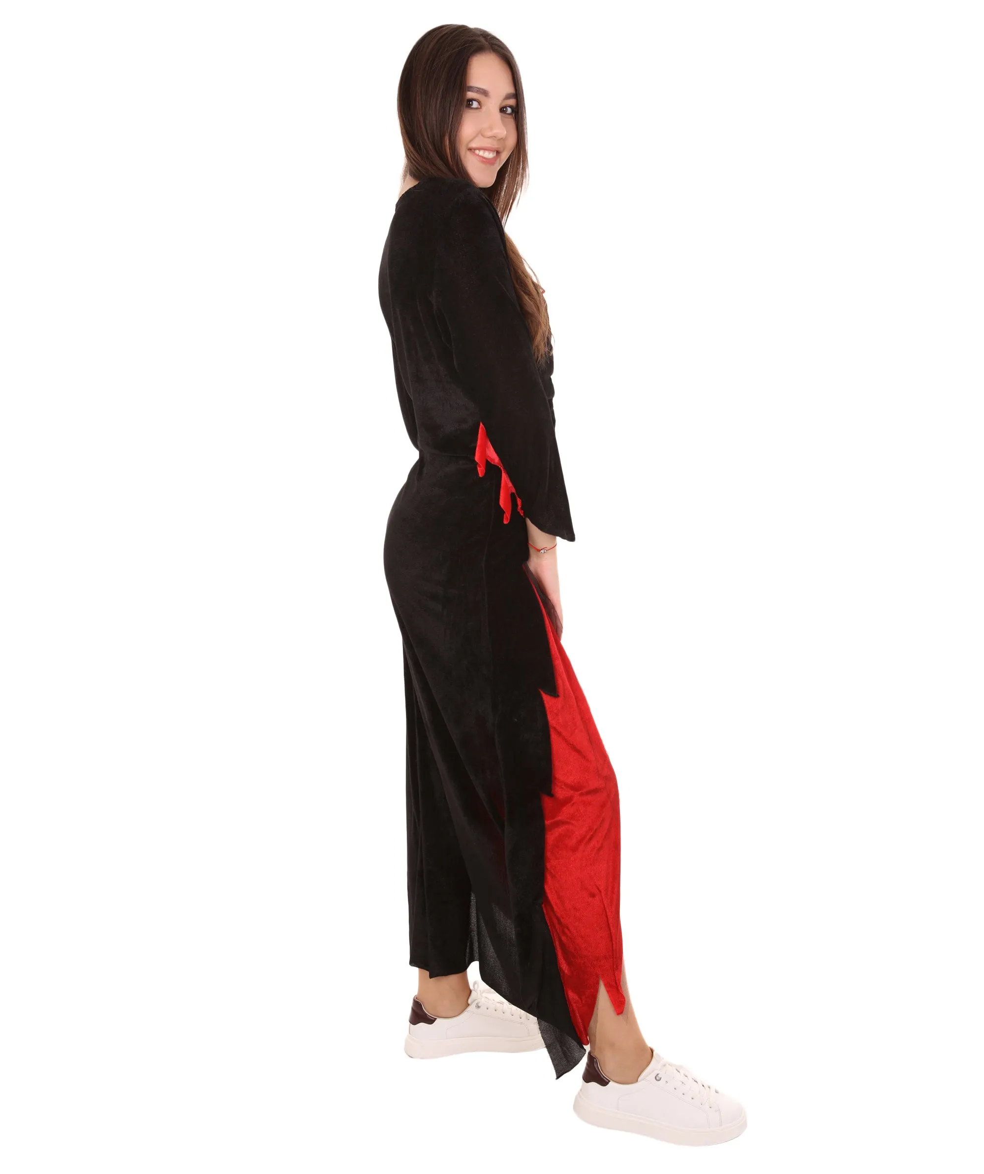 Adult Women's Fantasia Vampire Costume | Black Halloween Costume