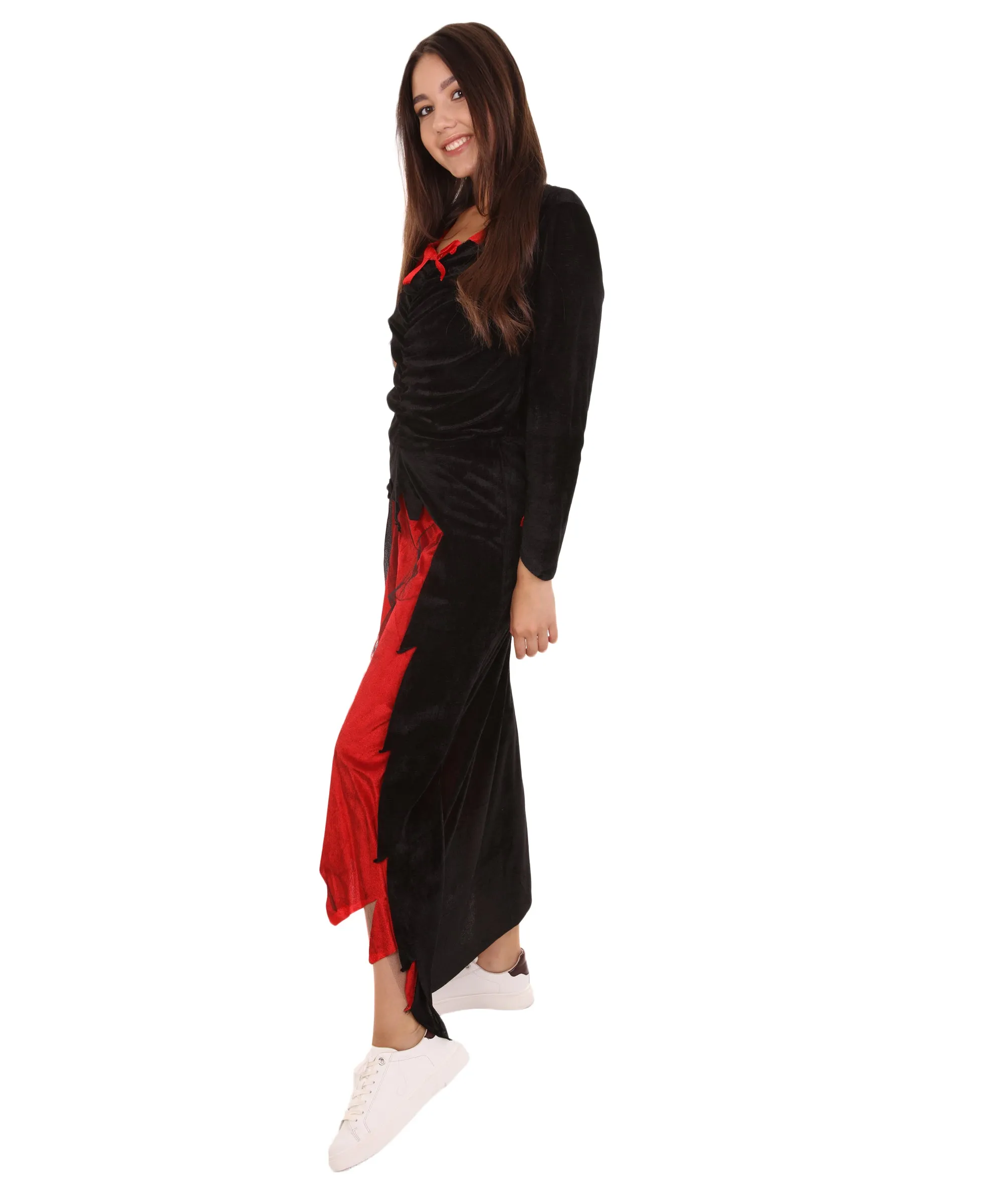 Adult Women's Fantasia Vampire Costume | Black Halloween Costume