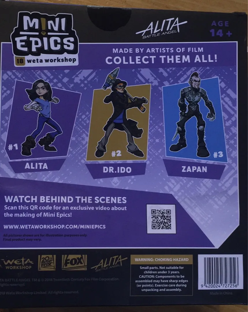 Alita Battle Angel- #1 Alita - Exclusive Mini Epics by Weta Workshop Figures