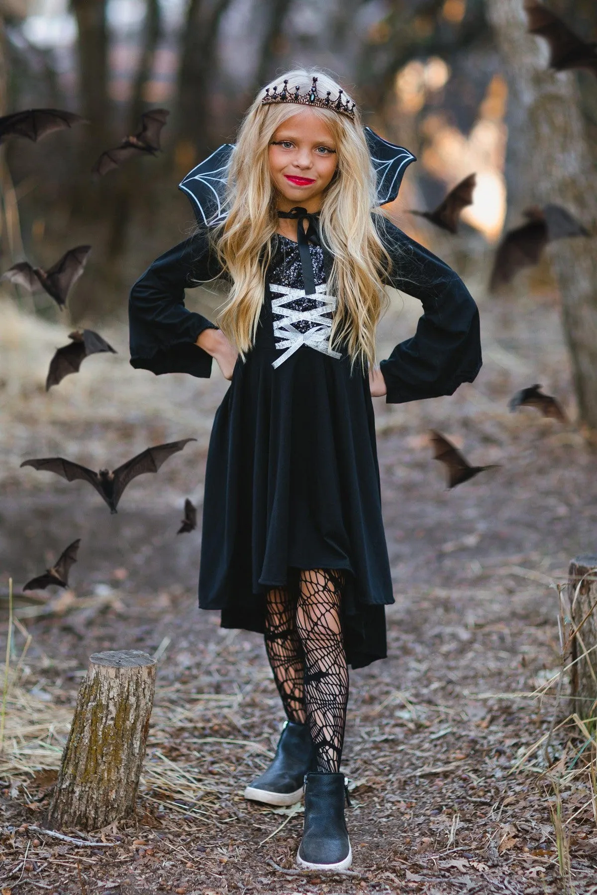 Black Vampire Queen Tights