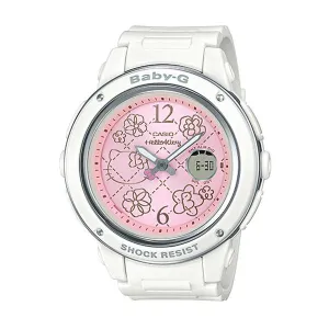 Casio Baby-G x Hello Kitty Limited Models White Resin Band Watch BGA150KT-7B BGA-150KT-7B