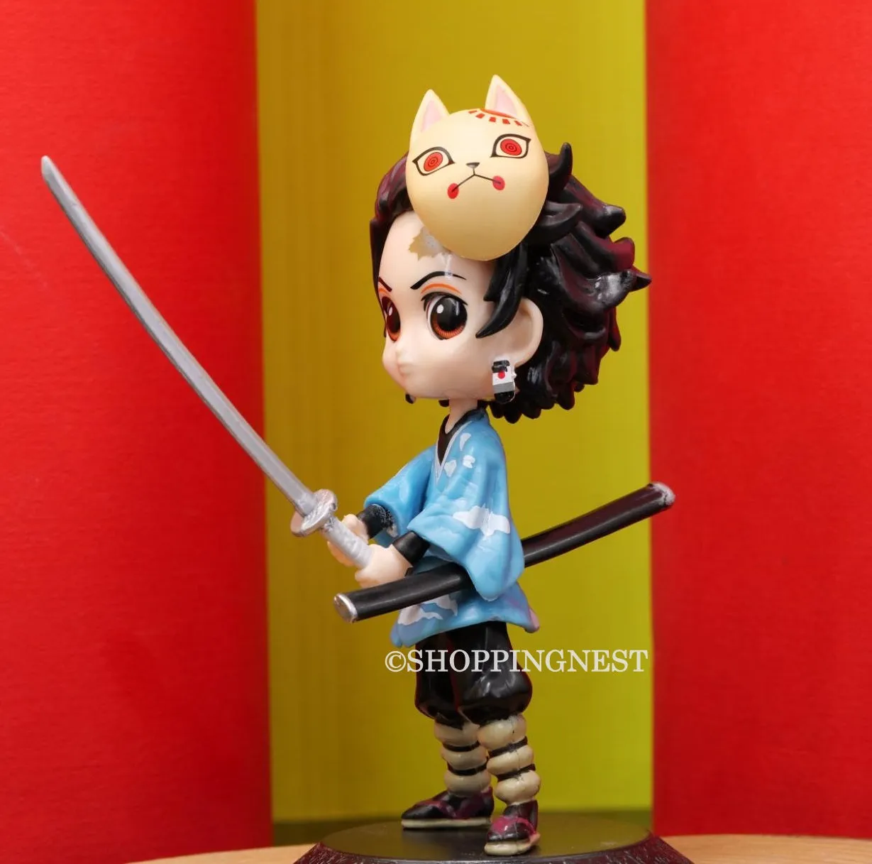 Demon Slayer Tanjiro Kamado with Mask Kimetsu No Yaiba Action Figure | 15 CMS |