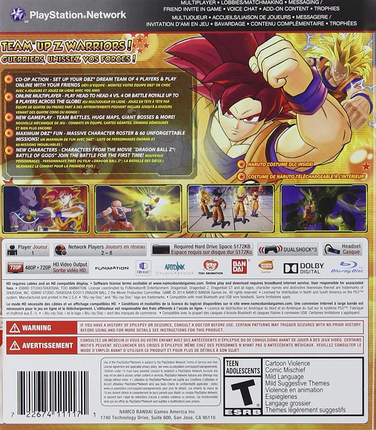 Dragon Ball Z Battle of Z (PS3)