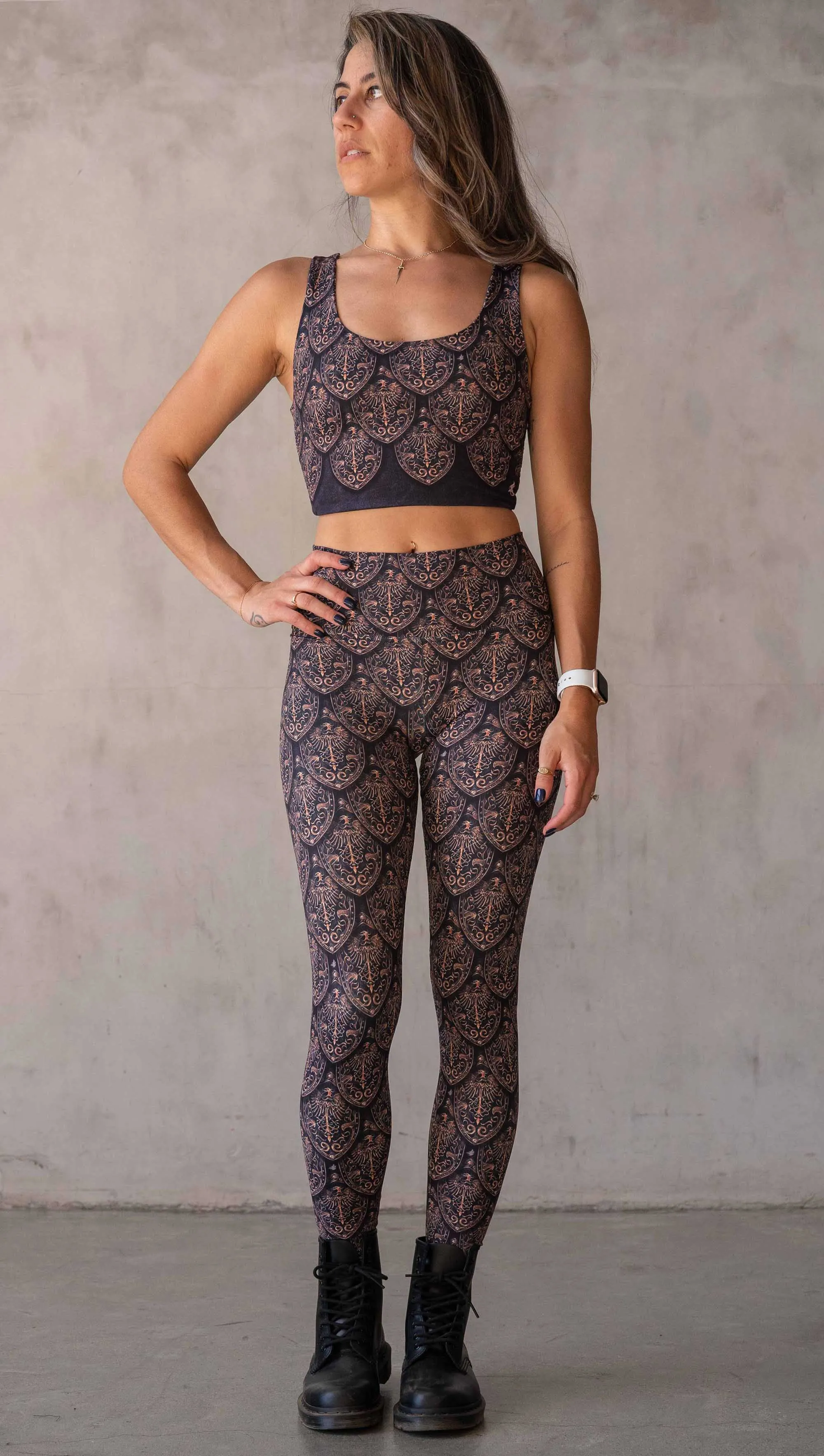 Dragon Rider (Gold) - Athleisure Leggings