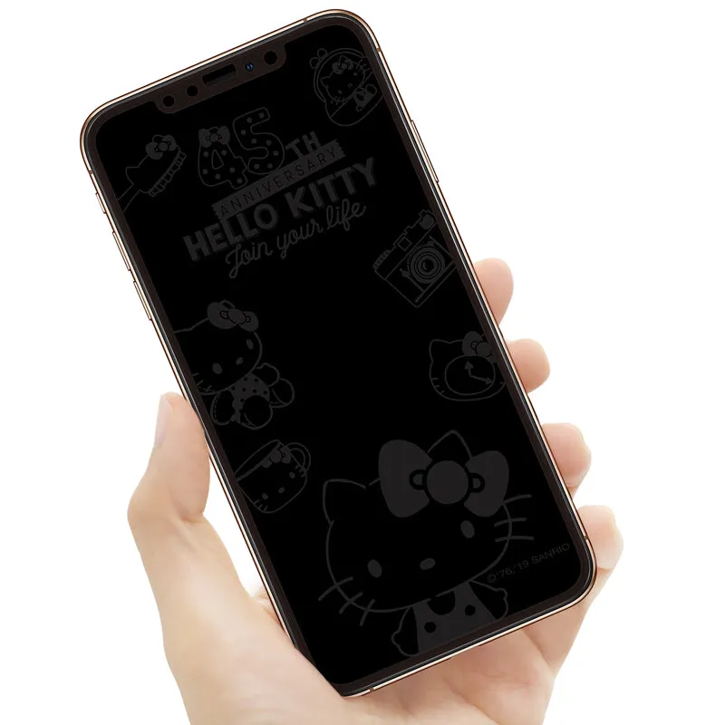 GARMMA Hello Kitty 45th Anniversary Screen Off Print Tempered Glass Protector Film