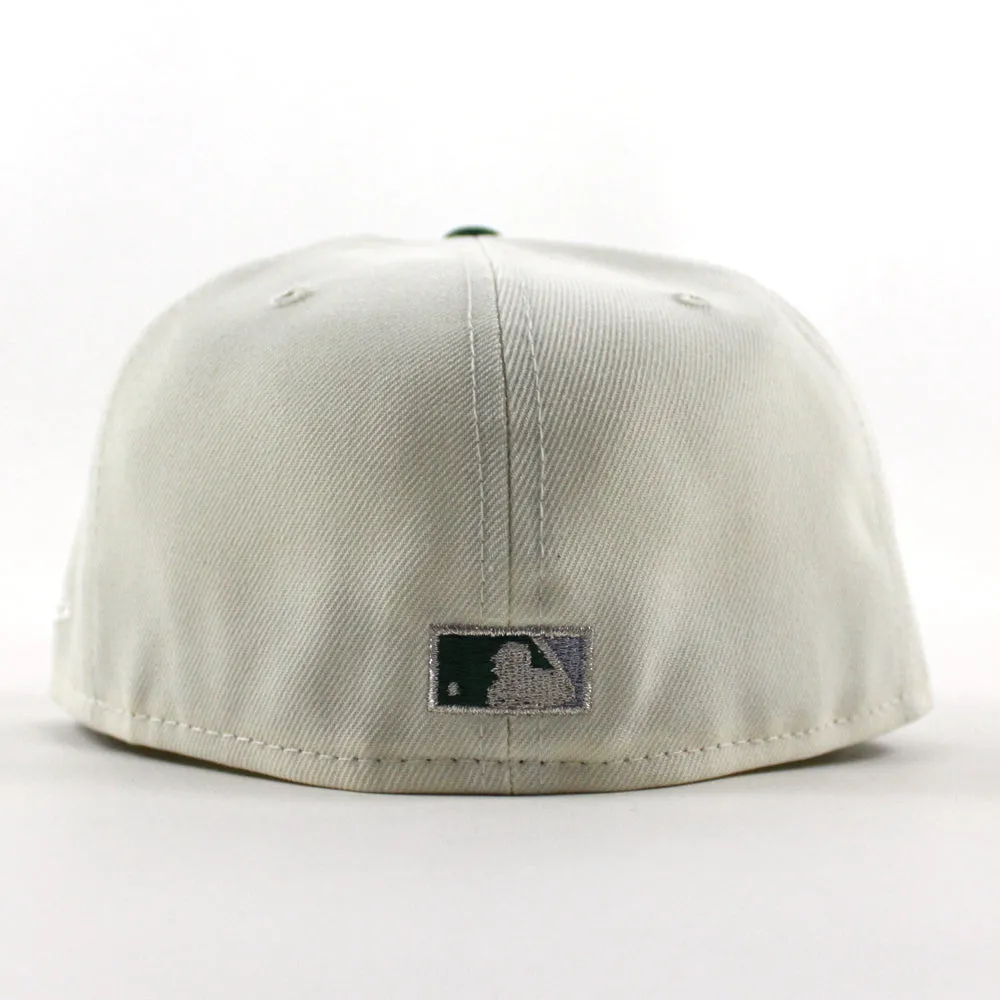 Houston Astros 45th Anniversary New Era 59Fifty Fitted Hat (Chrome White Emerald Green Gray Under Brim)