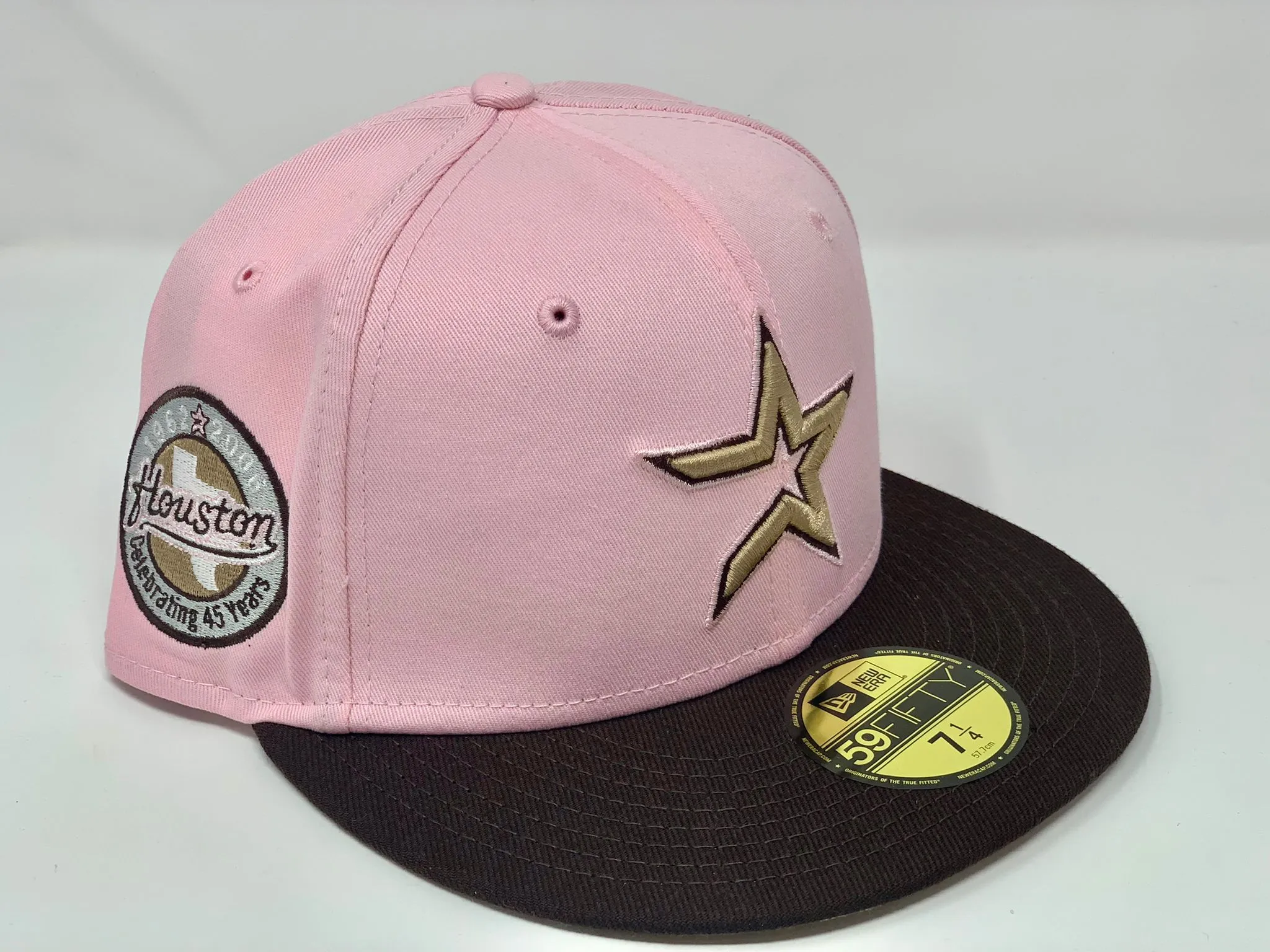 HOUSTON ASTROS 45TH ANNIVERSARY "31 FLAVORS" CAMEL BRIM NEW ERA FITTED HAT