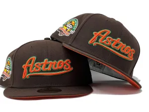 Houston Astros 45th Anniversary "Autumn 2 Collection" Orange Brim New Era Fitted Hat