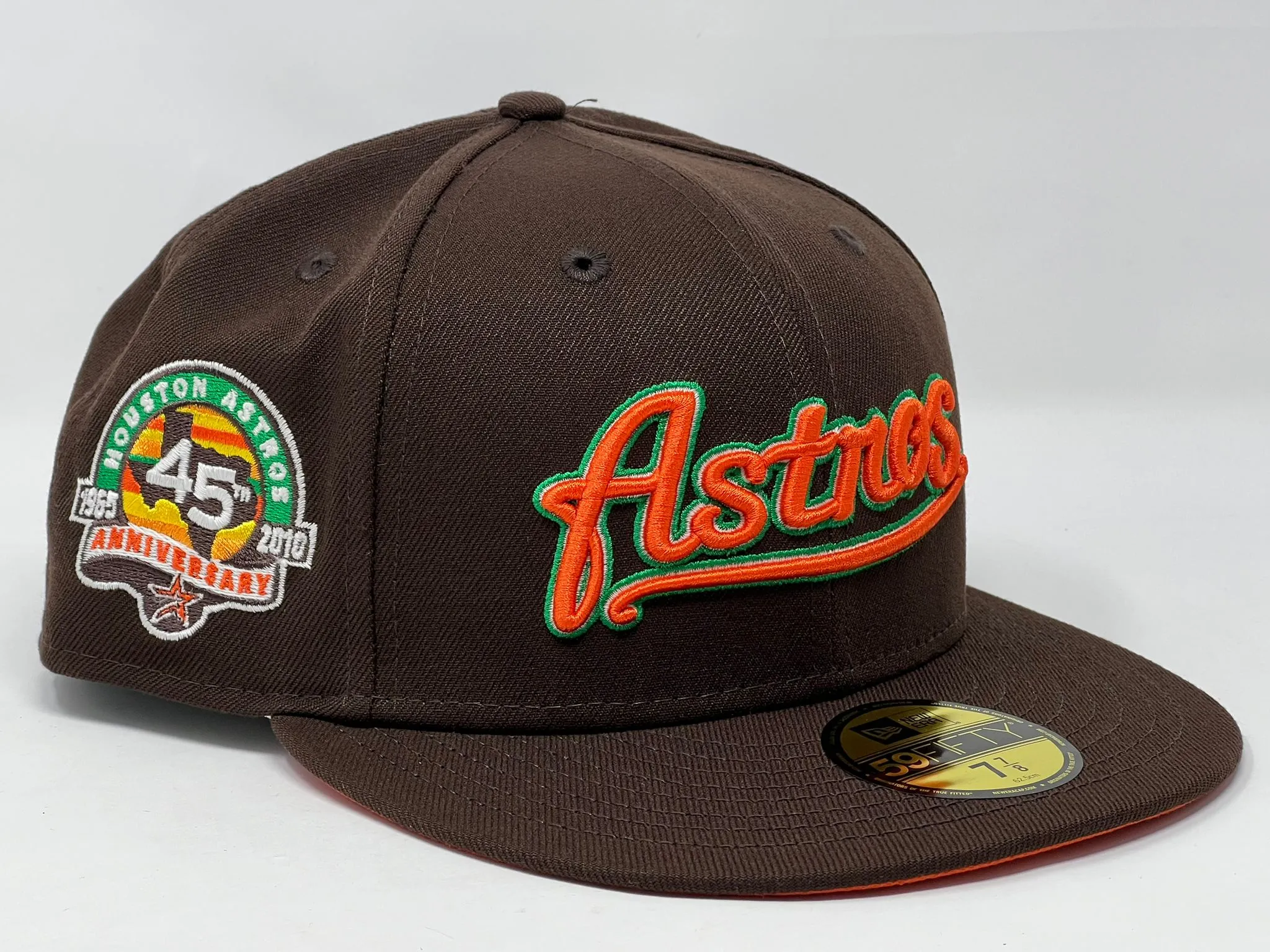 Houston Astros 45th Anniversary "Autumn 2 Collection" Orange Brim New Era Fitted Hat