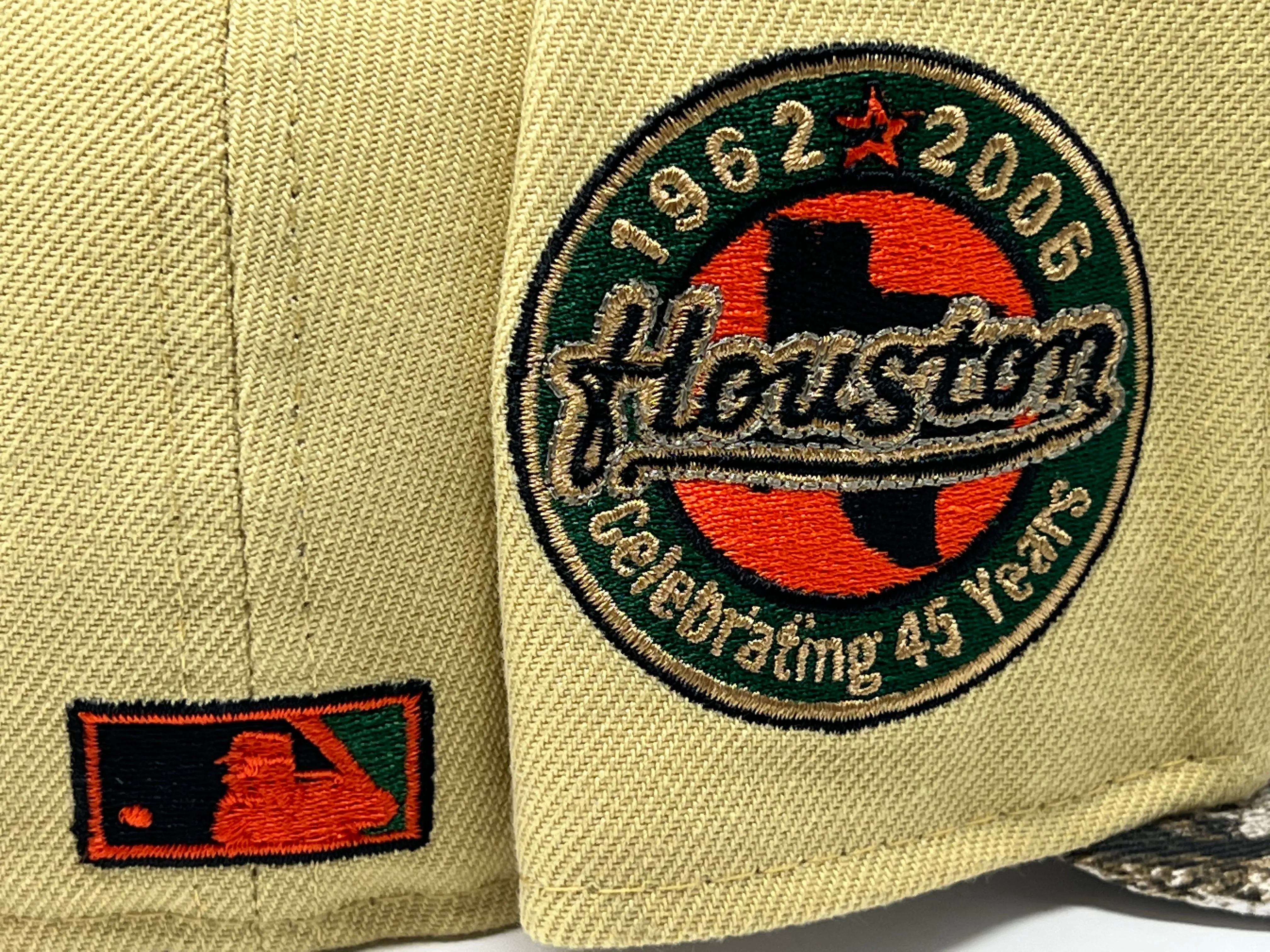 HOUSTON ASTROS 45TH ANNIVERSARY "REAL TREE COLLECTION" GRAY BRIM NEW ERA FITTED HAT