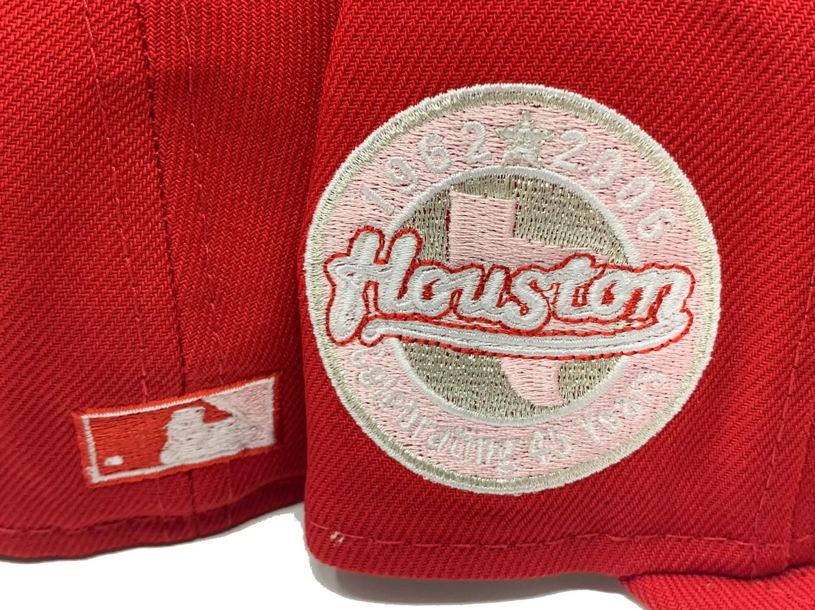 HOUSTON ASTROS 45TH ANNIVERSARY "STRAWBERRY REFRESHER" PINK BRIM NEW ERA FITTED HAT