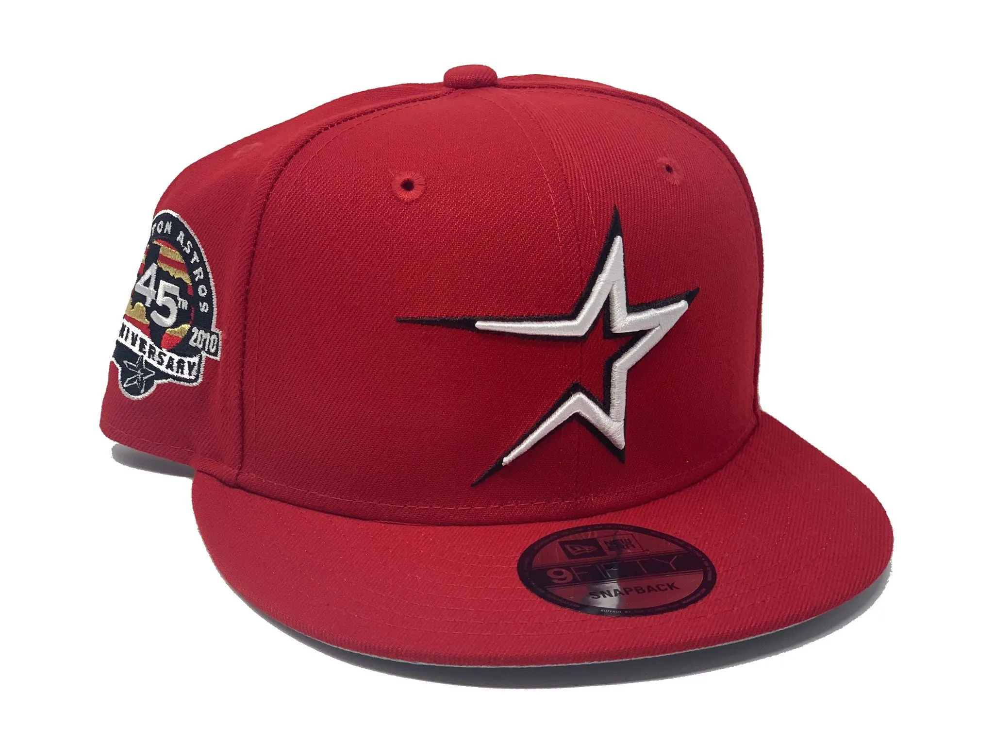 HOUSTON ASTROS 45th ANNIVERSARY RED NEW ERA SNAPBACK HAT