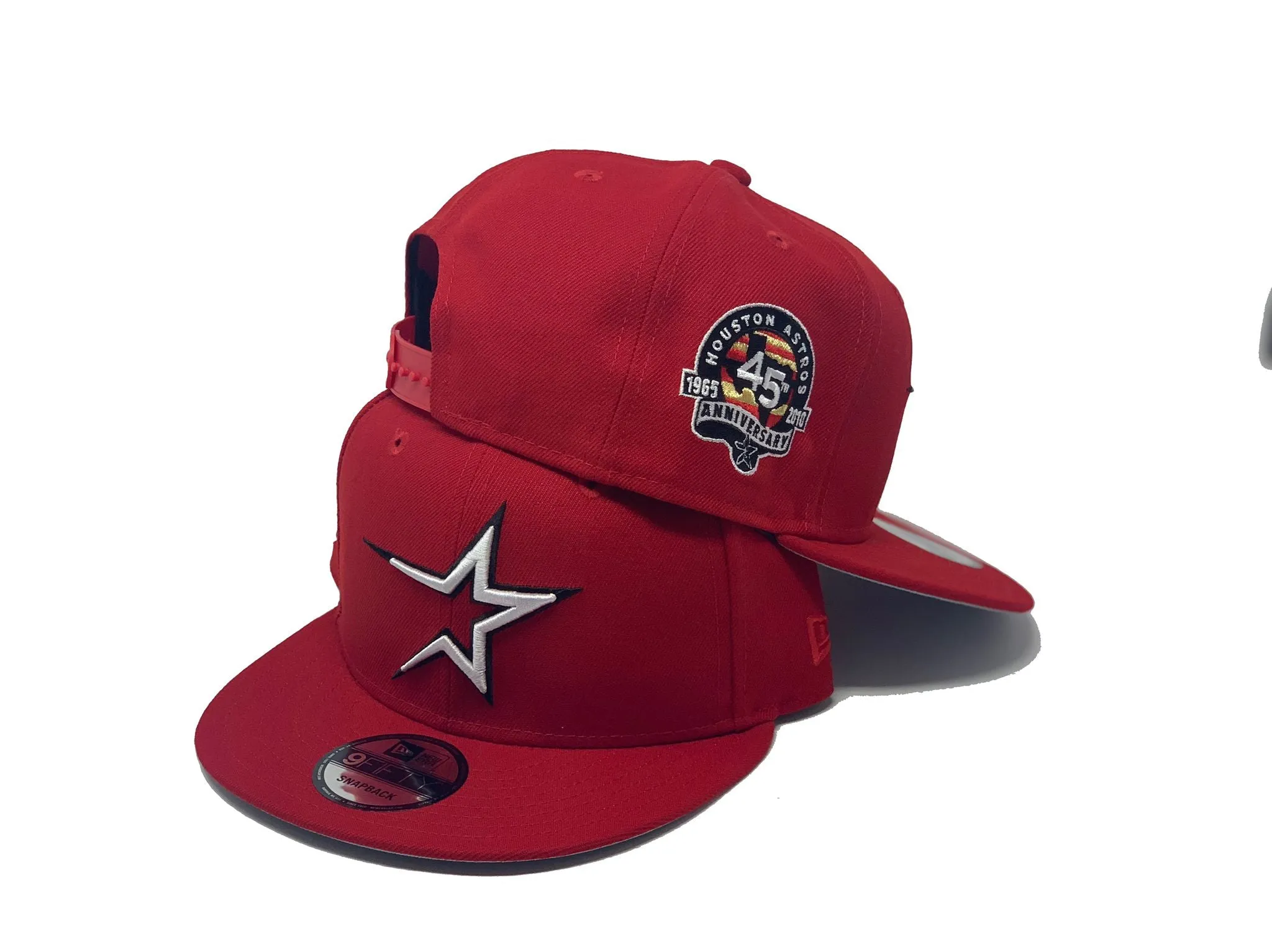 HOUSTON ASTROS 45th ANNIVERSARY RED NEW ERA SNAPBACK HAT