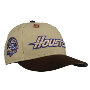 Houston Astros 45th Anniversary Vegas/Walnut Metallic 59Fifty Fitted Hat