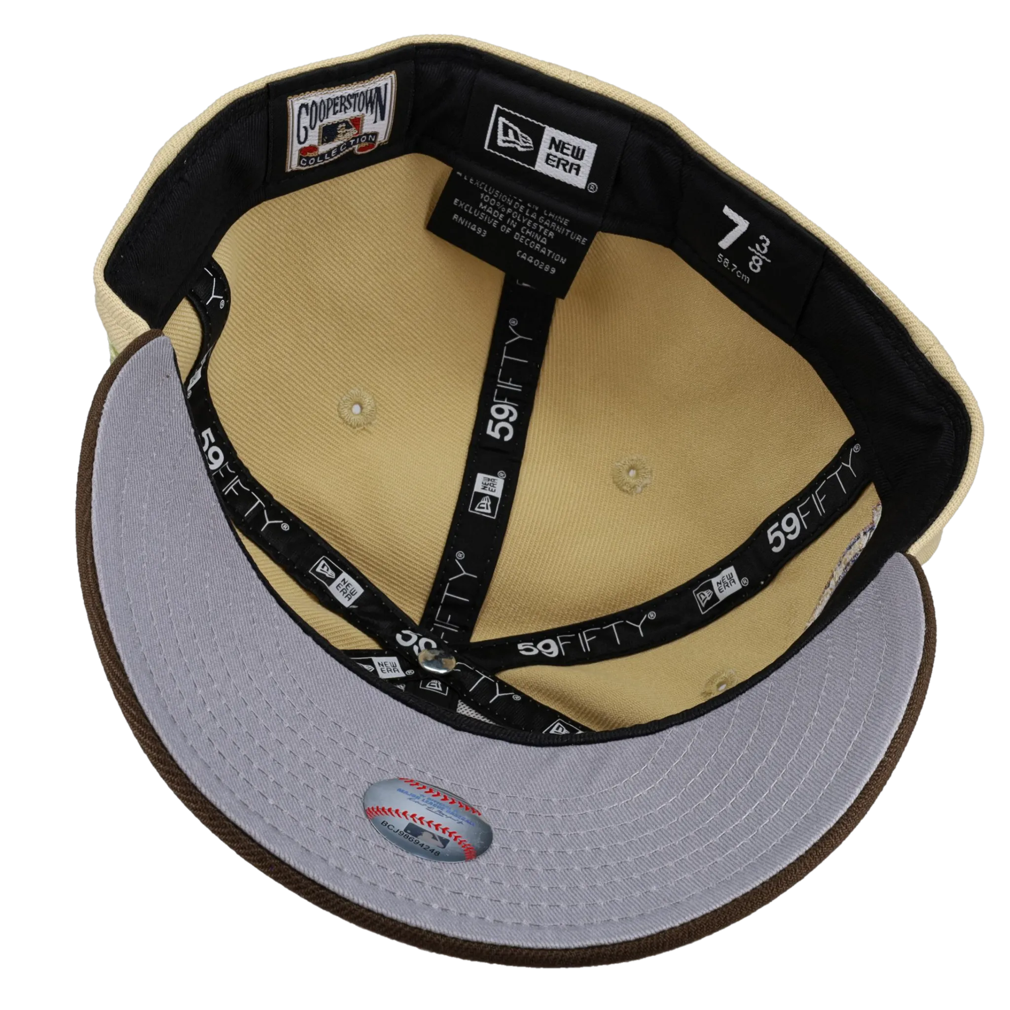 Houston Astros 45th Anniversary Vegas/Walnut Metallic 59Fifty Fitted Hat