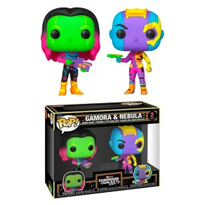 Marvel Comics - Gamora & Nebula Black Light US Exclusive Pop! 2-Pack