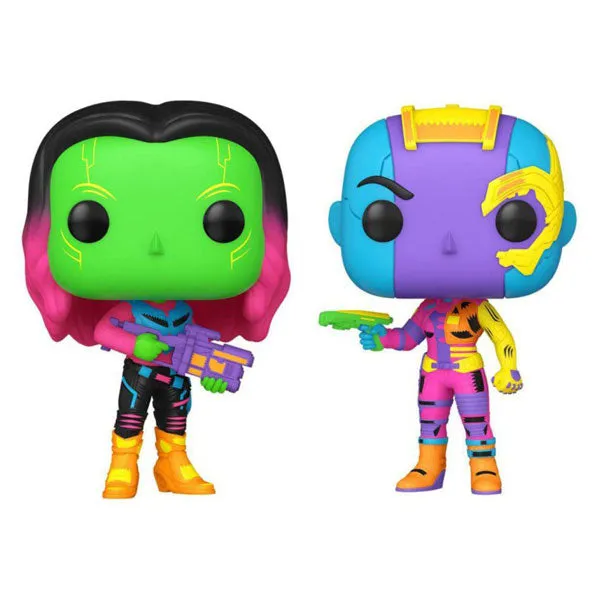 Marvel Comics - Gamora & Nebula Black Light US Exclusive Pop! 2-Pack