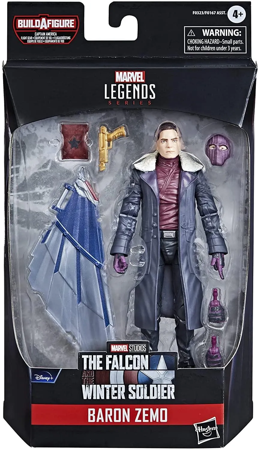 Marvel Legends 6 Inch Action Figure | Falcon and Winter Soldier Baron Zemo