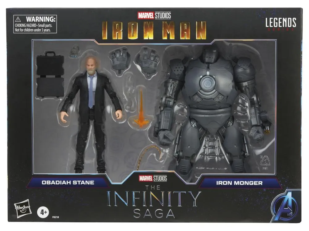 Marvel Legends The Infinity Saga Obadiah Stane & Iron Monger Action Figures