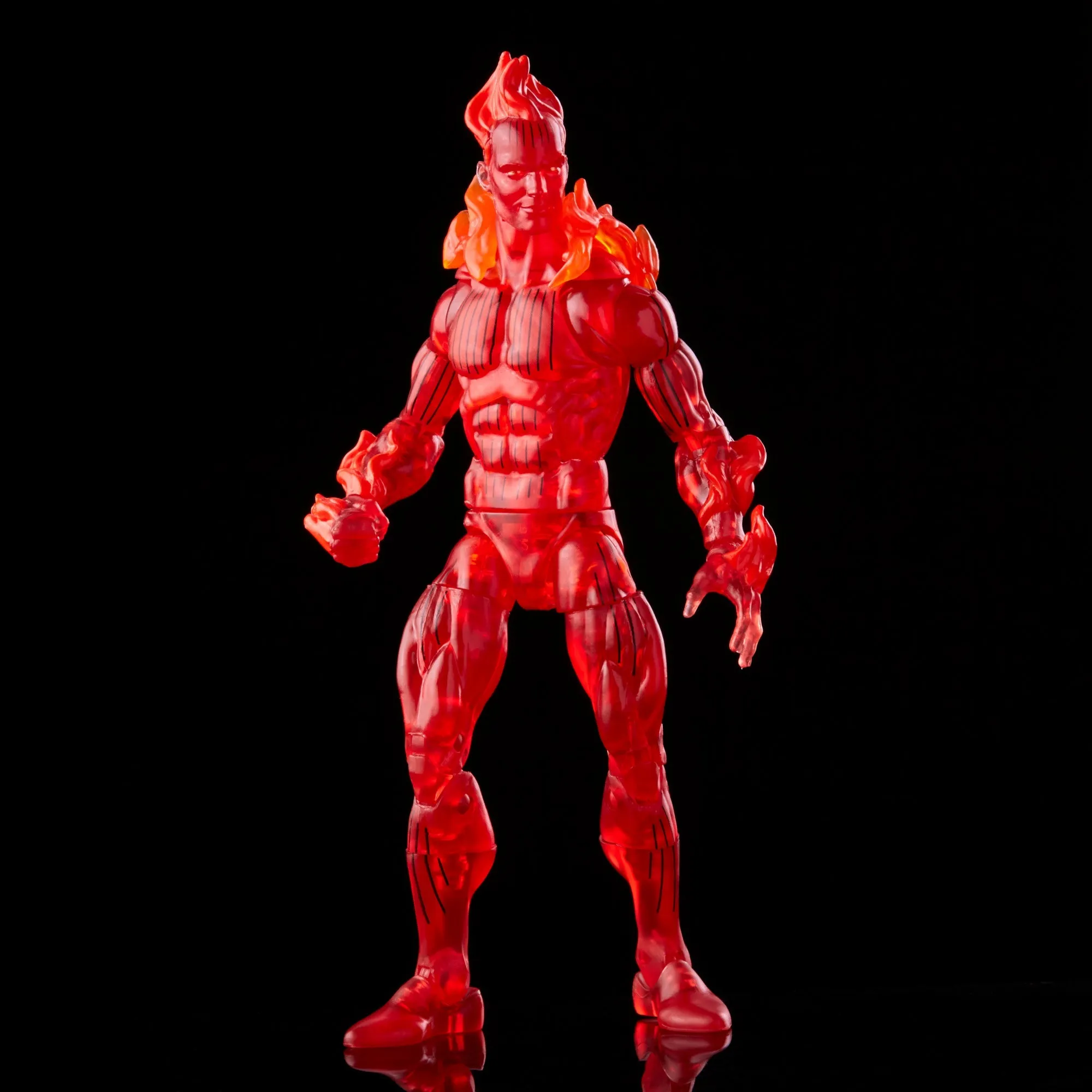 Marvel Legends Vintage Retro Series Fantastic Four 4 Human Torch Action Figure