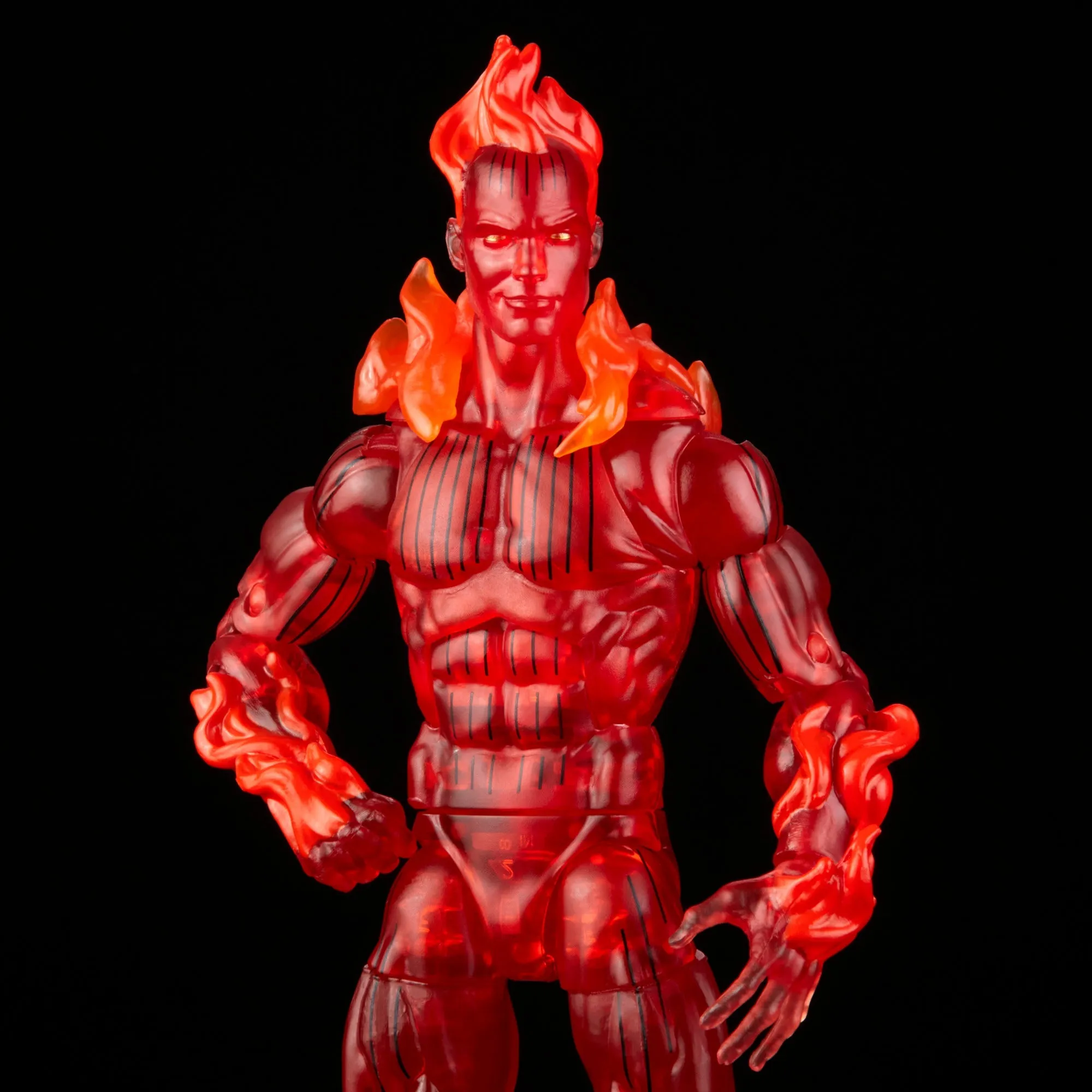 Marvel Legends Vintage Retro Series Fantastic Four 4 Human Torch Action Figure