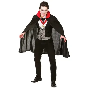 Mens Bloodthirsty Vampire Fancy Dress Halloween Costume