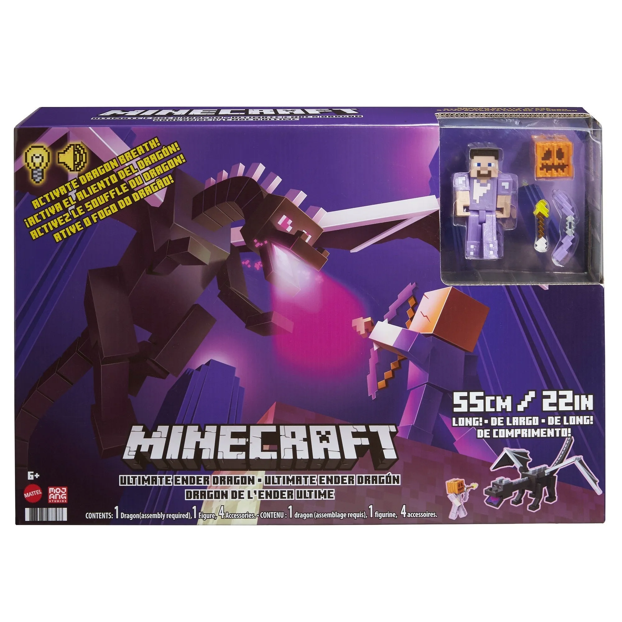 Minecraft Ultimate Ender Dragon With Dragon Battle Steve