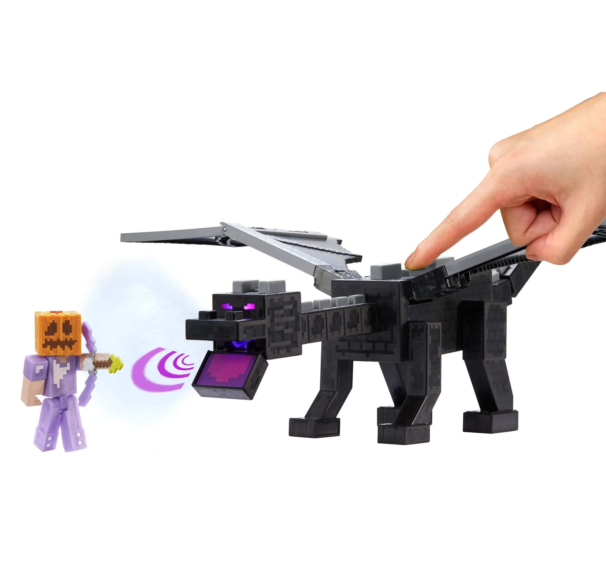 Minecraft Ultimate Ender Dragon With Dragon Battle Steve