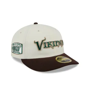 Minnesota Vikings Forest Visor Retro Crown 59FIFTY Fitted Hat