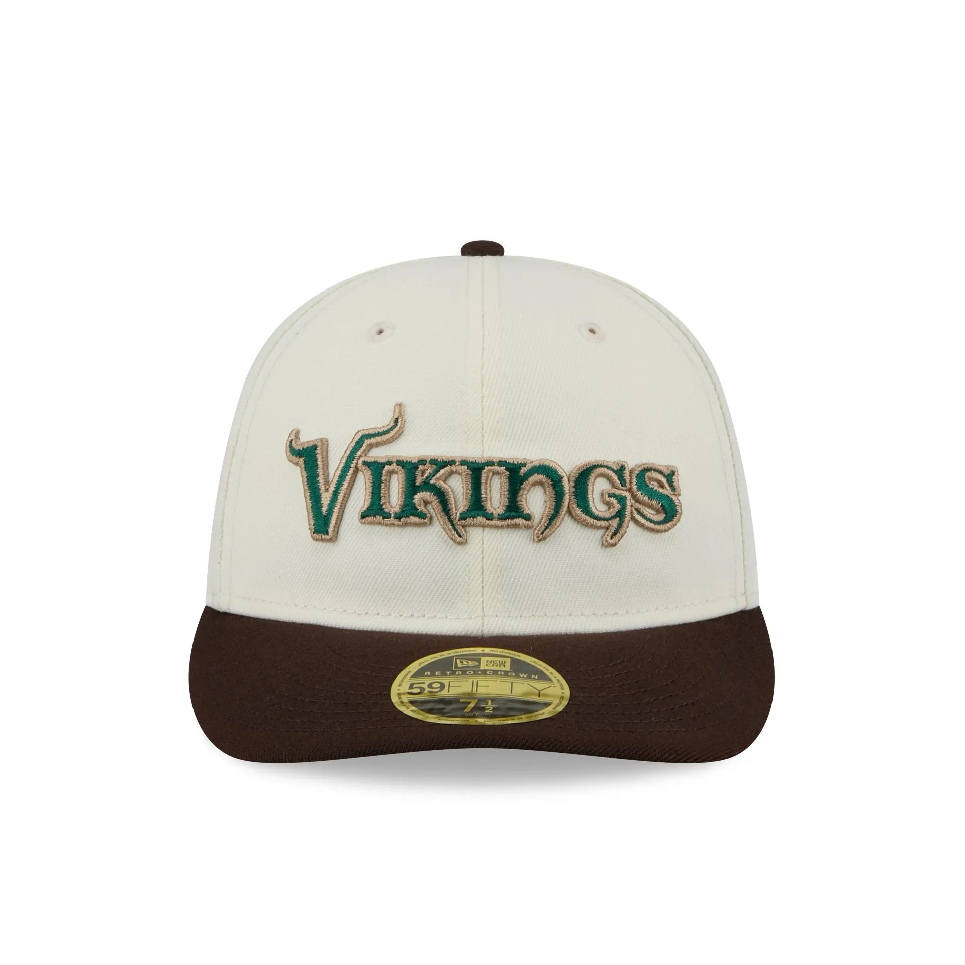 Minnesota Vikings Forest Visor Retro Crown 59FIFTY Fitted Hat