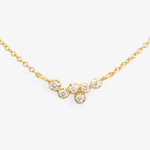 N4403W | White Diamond Hydra Necklace