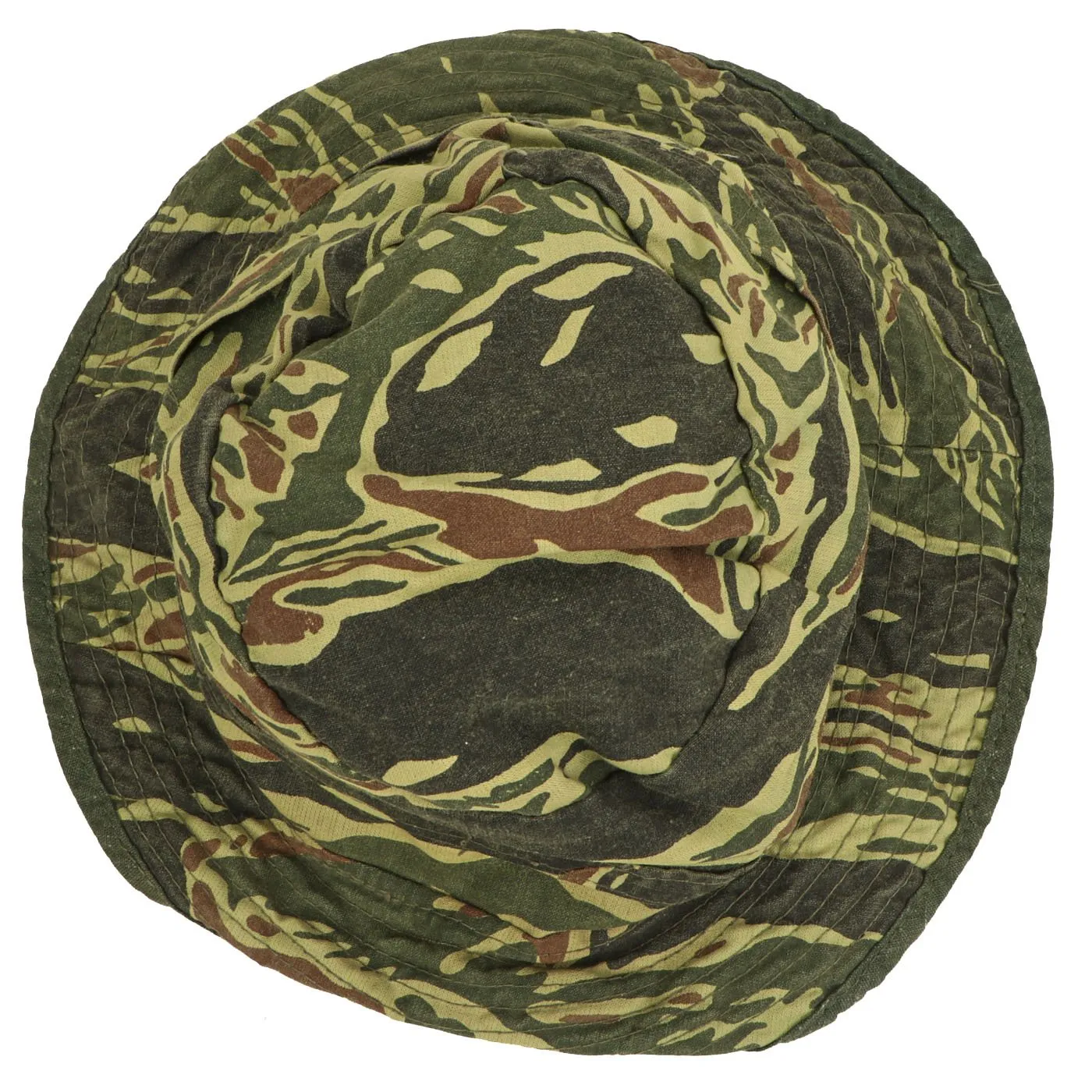 Original U.S. Vietnam War Post War Taiwanese Tiger Stripe Camouflage Boonie Hat