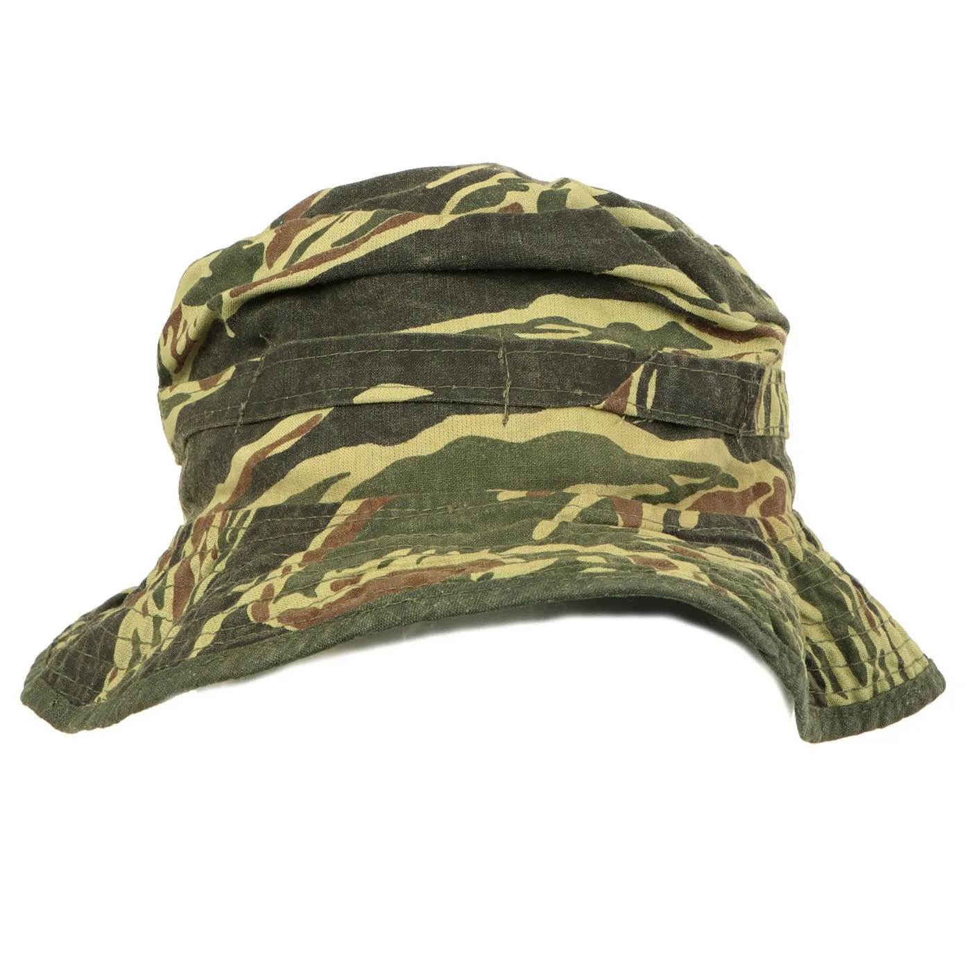 Original U.S. Vietnam War Post War Taiwanese Tiger Stripe Camouflage Boonie Hat