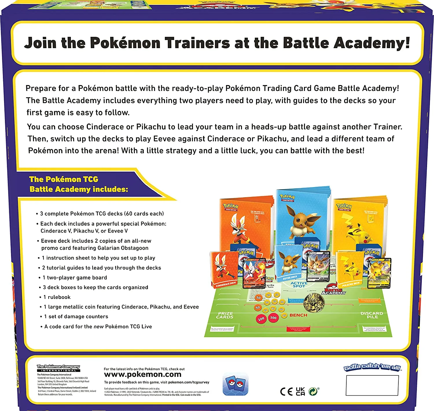 Pokemon Battle Academy 2022 | Cinderace, Eevee & Pickachu