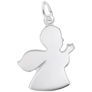 Rembrandt Charms - Large Guardian Angel Charm - 3054