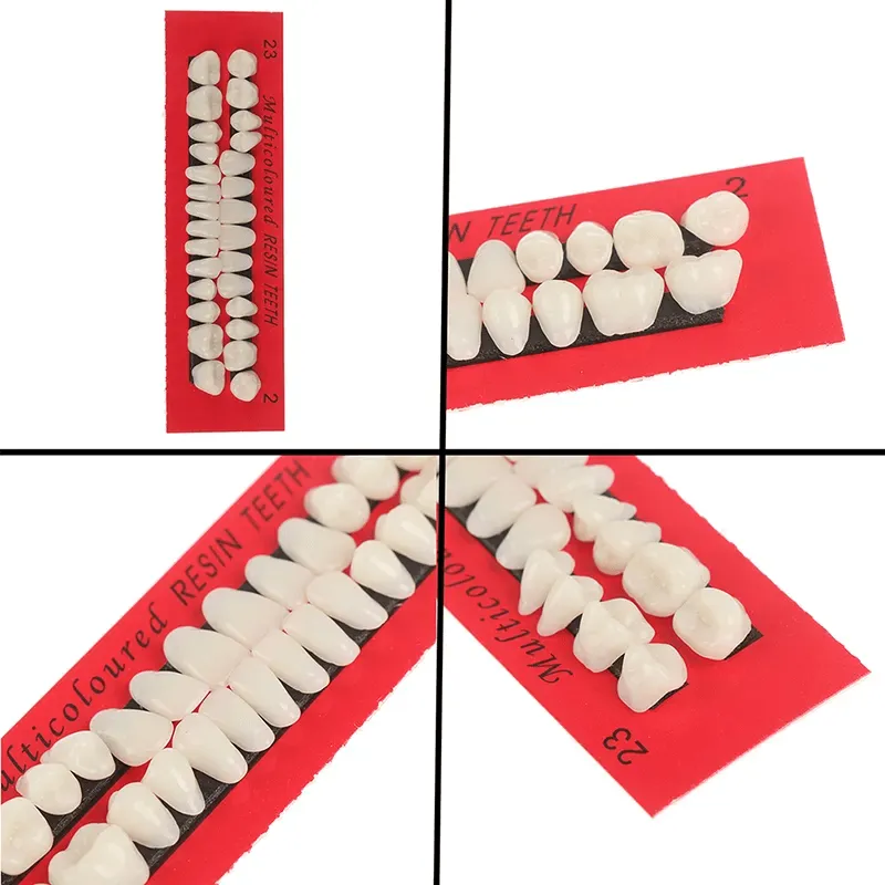 Resin Human style teeth, Craft Supplies, DIY Malleable Resin Artificial Teeth, Multi-Purpose, Vampire Dentures, Halloween Decor