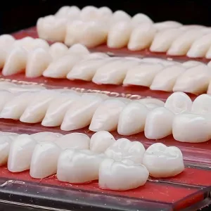 Resin Human style teeth, Craft Supplies, DIY Malleable Resin Artificial Teeth, Multi-Purpose, Vampire Dentures, Halloween Decor