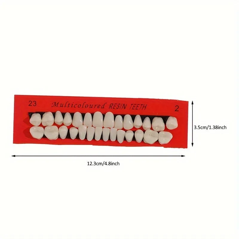 Resin Human style teeth, Craft Supplies, DIY Malleable Resin Artificial Teeth, Multi-Purpose, Vampire Dentures, Halloween Decor