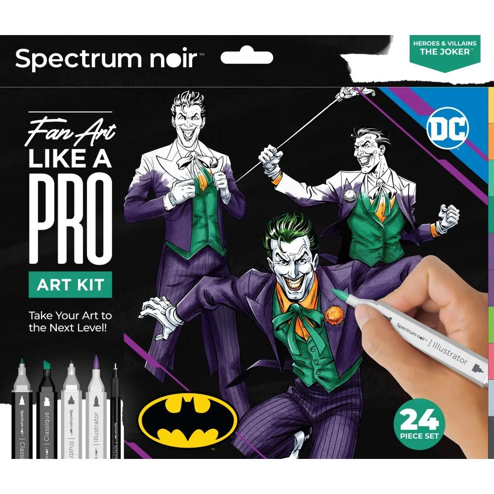 Spectrum Noir Fan Art Like A Pro Art Kit Joker*