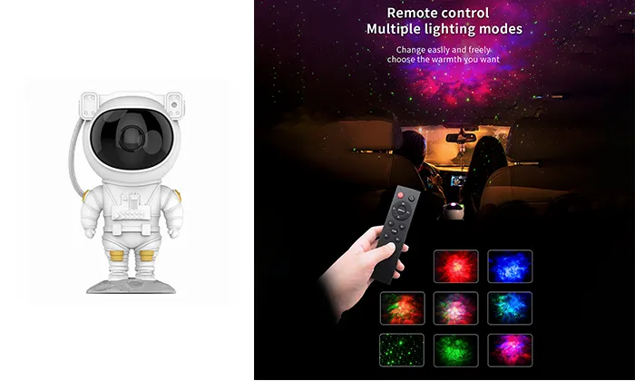 Starlight Galaxy Astronaut LED Light Projector