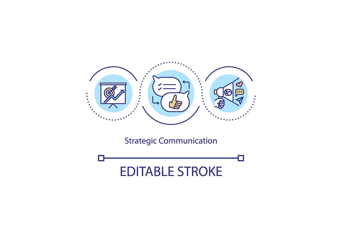 Strategic Communication Icons Bundle