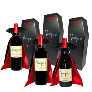 VAMPIRE® COFFIN & CAPE RED WINE TRILOGY