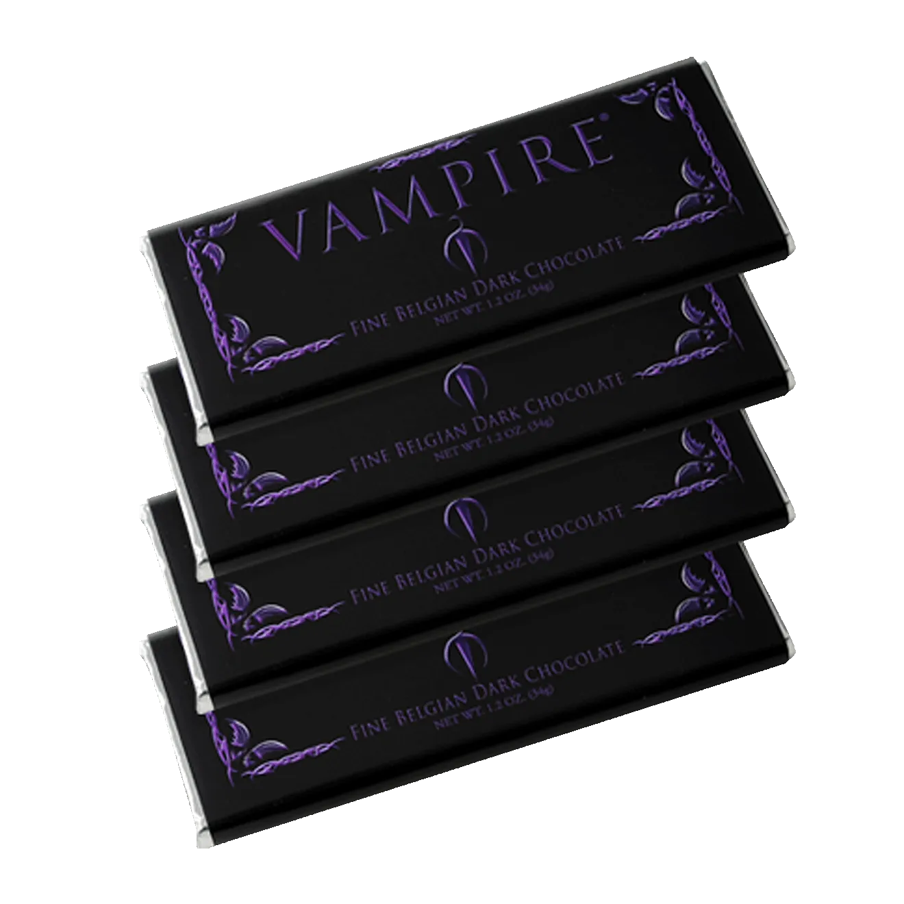 Vampire Fine Belgian Chocolate 4 Pack - Dark Chocolate