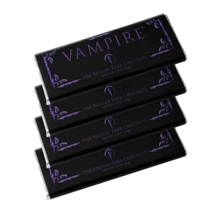 Vampire Fine Belgian Chocolate 4 Pack - Dark Chocolate